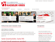 Tablet Screenshot of kasselerkreis.de